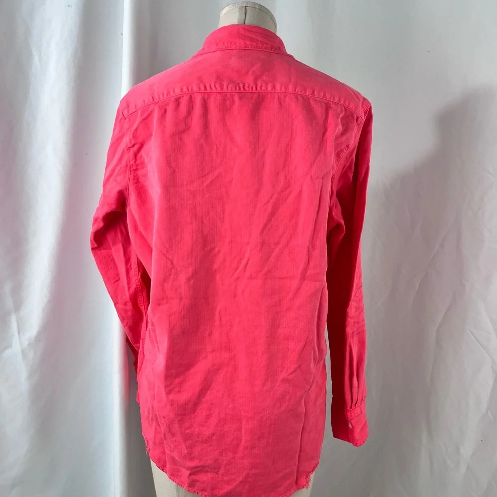 Frank & Eileen ‘Eileen’ bright pink button down - Picture 3 of 5